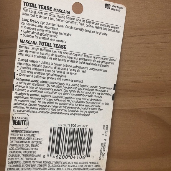 Covergirl total tease mascara (800- very black) - Picture 2 of 2